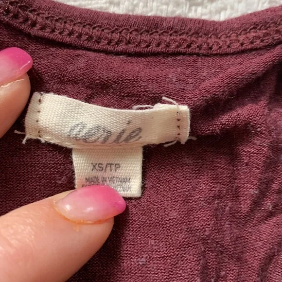 aerie Flowy Racerback Tank - Maroon - XS 💕 - Picture 6 of 9